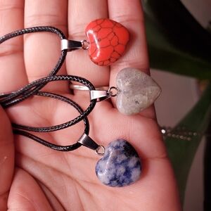 3pc Heart Necklace set